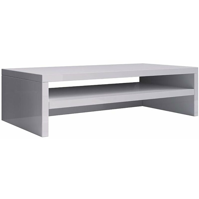 Soporte de monitor – Blanco Acabado en Mate – 46 x 13 x 23cm – ADELIS