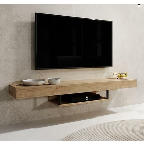 Mueble TV Colgante  Mueble de televisión  Mueble de Salón  Color Safir  150x22x29,6cm  Modelo Aydin