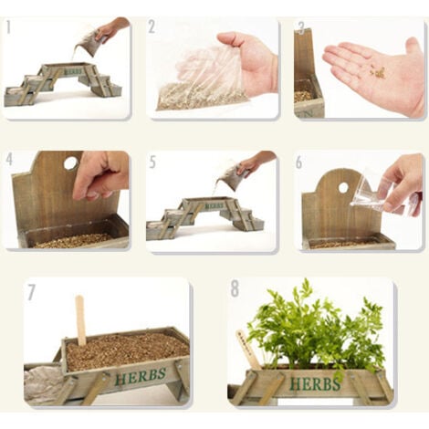 Mini huerta modelo plegable