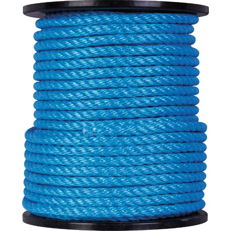 50m bleu corde polypropylene poly cordage 3mm plusieurs tailles et couleurs 