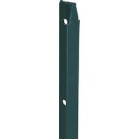 Piquet de clôture simple en T plastifié vert Filiac - Hauteur 2,5 m - Section 30 x 30 mm