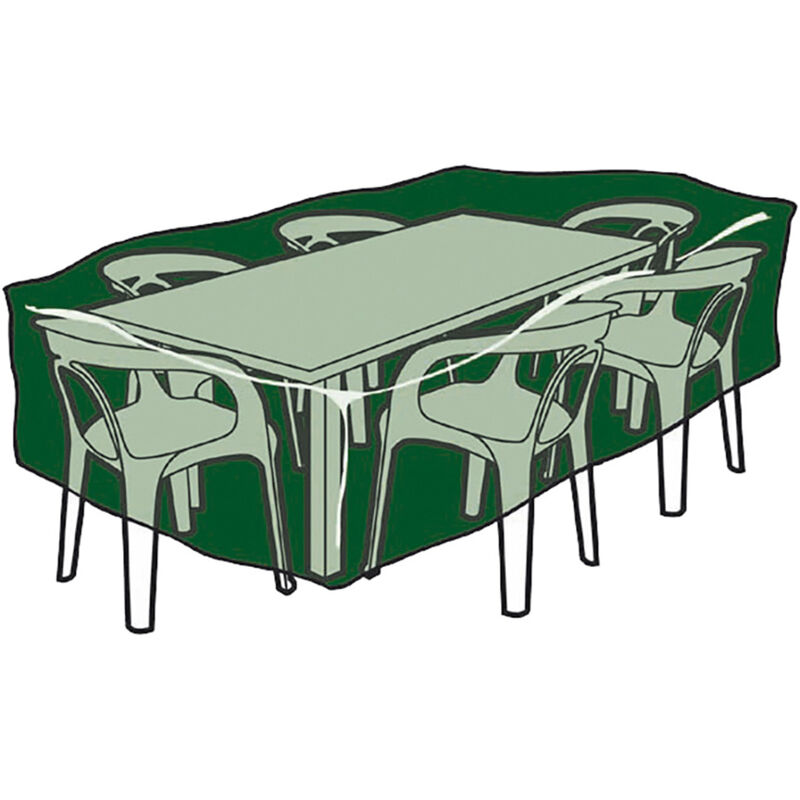 Funda de protección. cubre mesa y sillas 130x79x71cm 100g/m²
