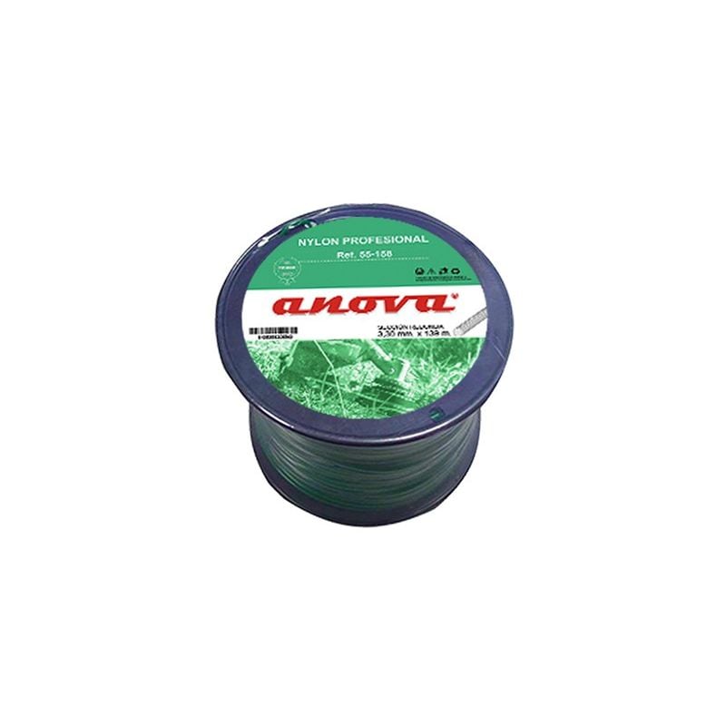Hilo De Nylon Redondo Anova Millasur - 2.40mm X 87m, Para Desbrozadoras Y Cortabordes