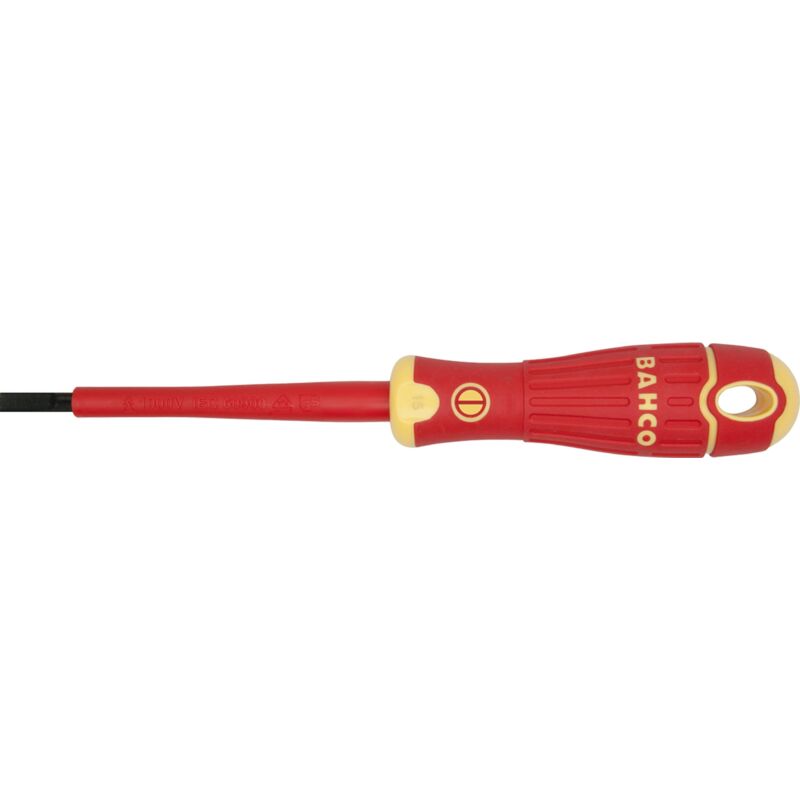 Bahco Juego 7 Cacciaviti Isolati 1000V, Bahcofit, Punta Piatta E Phillips, Con Tester 150-250V, Aislo