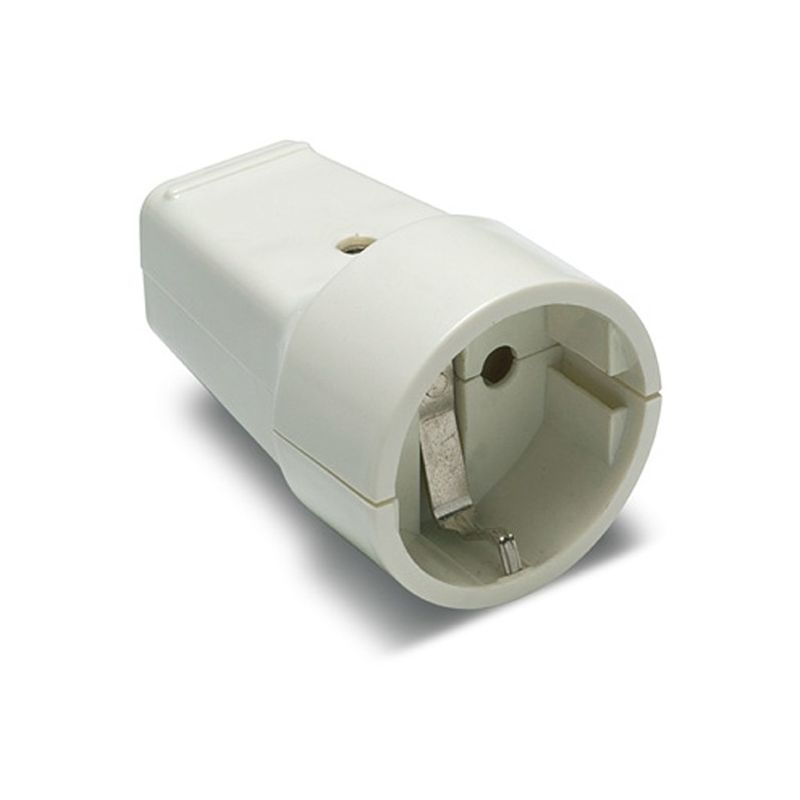 Base enchufe Famatel 2101 TTL Blanco 16A-250V