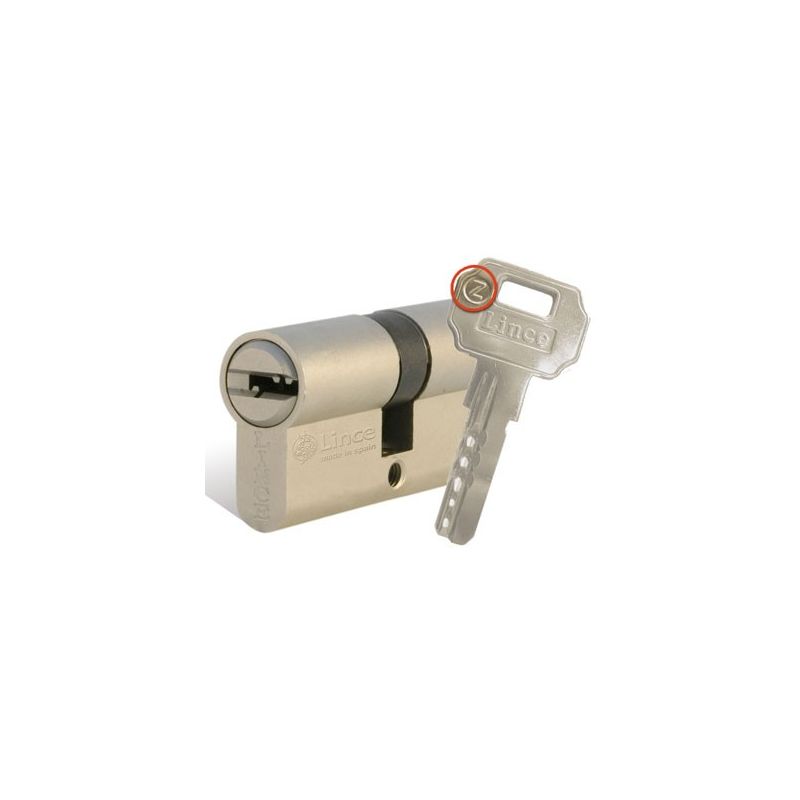 Cilindro seguridad Lince C23 5032 Niquel
