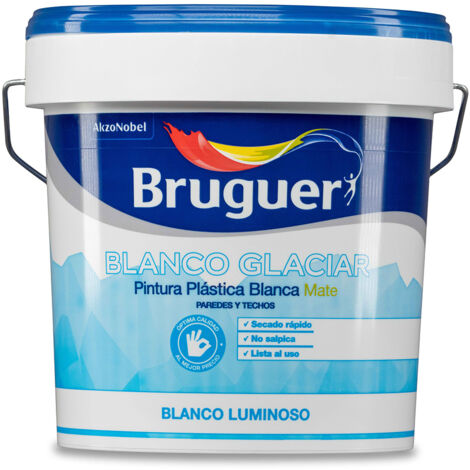 BRUGUER PINTURAS AKZO pintura blanco glacial 15l 5208048 bruguer