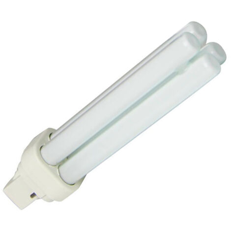 Bombilla bajo consumo lynx 18w 2 pins g24d-2 830k luz cálida 150x27mm PHILIPS