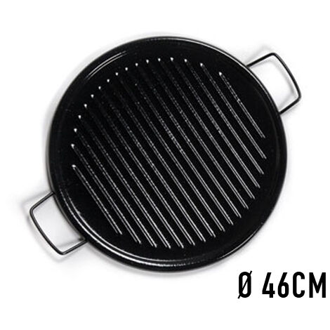 Asadora Vaello Acero Esmaltado Ø 46 cm Negro (1/4)