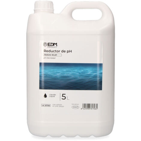 Reductor de ph líquido, garrafa 5 l (1/4)