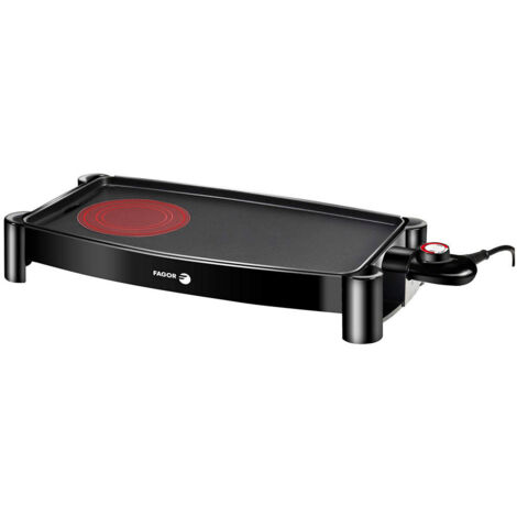 Plancha Électrique FAGOR FG823 Inox Extra Large 2200W - 2 Zones De Chauffe Indépendantes