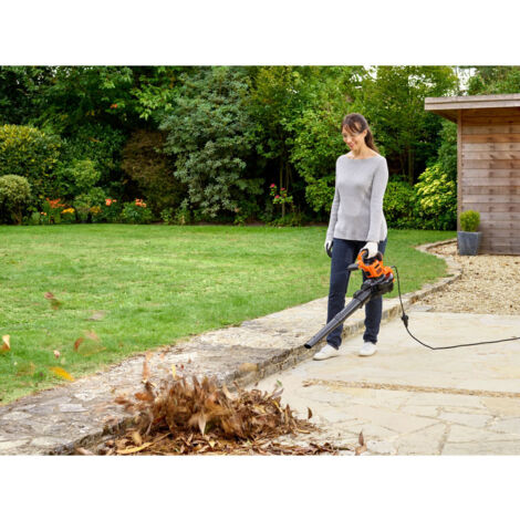 Aspirador/soplador y triturador mochila 3000w black+decker