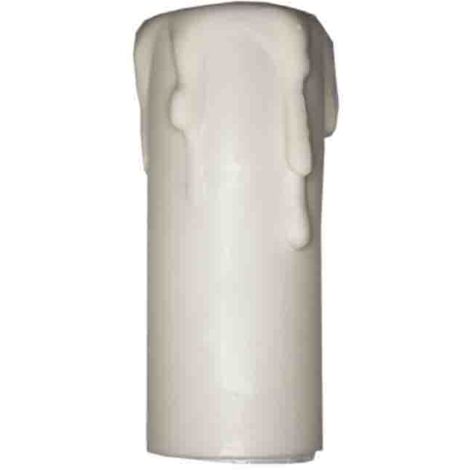 VELA CORTA PARA PORTALAMPARAS E14 BLANCO SOLERA 853