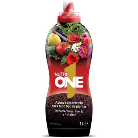 Nutrione Abono líquido Concentrado Plantas y Flores. Fertilizante