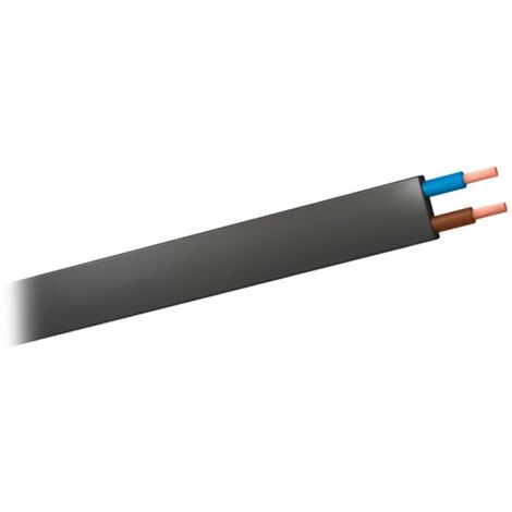 Paralelo plano negro 2x2,5mm exterior euro/m