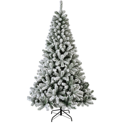 Arbol de navidad monarca nevado ø126x210cm.
