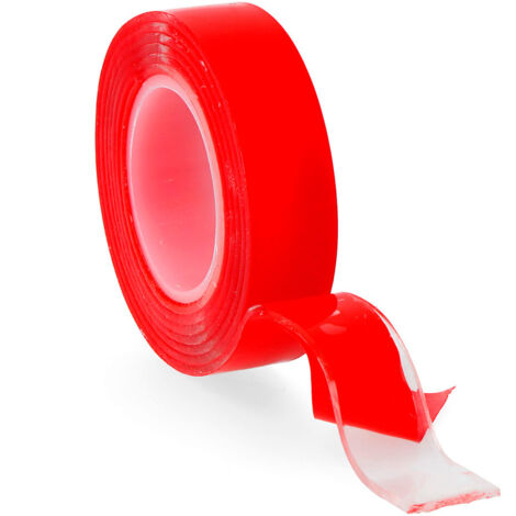 Cinta adhesiva doble cara transparente 19mm x 1,5m