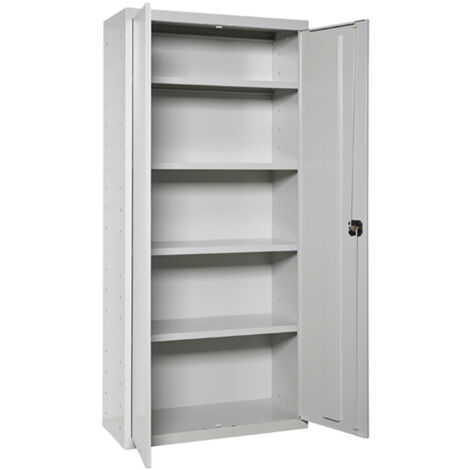 Armario multiusos 2 puertas 4 baldas, 80 x 40 x 180 cm (1/2)