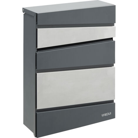 Arregui Buzón acero inox FLYSCH E6925 Antracita