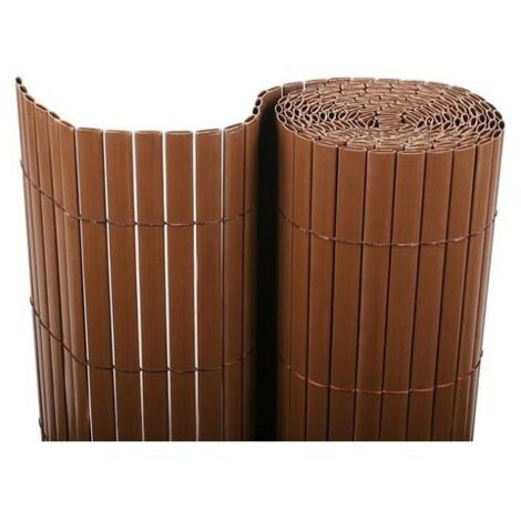 CAÑIZO DE PVC MARRON 2 X 3 DOBLE CARA EXTRA 1600 GRAMOS SUPER