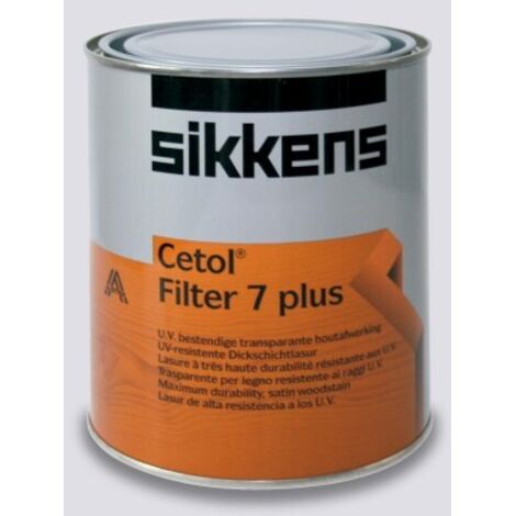 Sikkens Lasur al disolvente Satinado Cetol Filter 7 Plus Pino Oregon 1 Lt