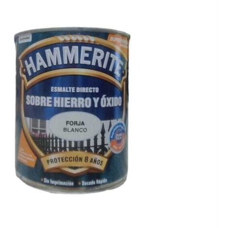 Hammerite Esmalte sobre hierro y óxido Forja Blanco 750 Ml