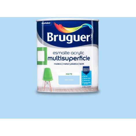 Bruguer Esmalte acrylic multisuperficie mate Azul pastel 750 Ml