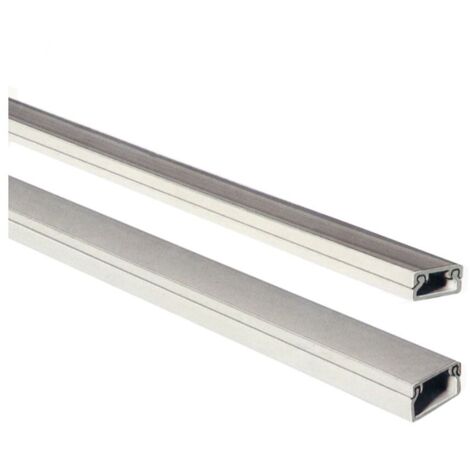 Mini canal adhesivo EDM 2mts 10/20mm (precio por barra)