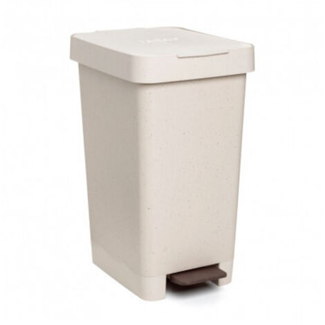 CUBO BASURA CON PEDAL 25 LT-BEIGE - 1021038