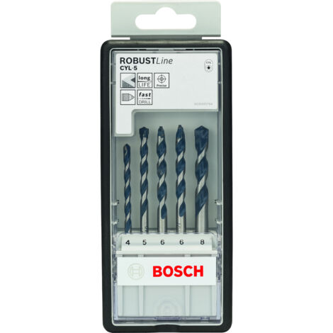 Juego brocas Bosch hormigon robustline cyl5 -5 piezas (1/7)