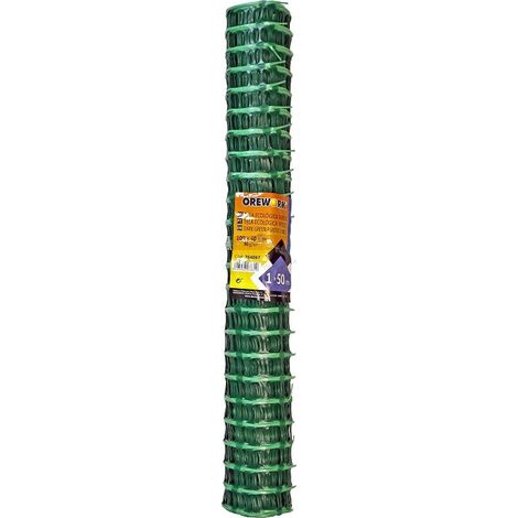 Malla verde plastica ecologica 1x50 Mt Orework