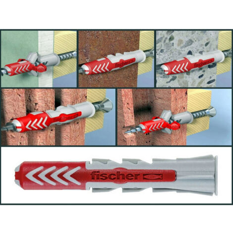 S.OF. TACO FISCHER DUOPOWER Ø6x30mm S+TORNILLO Ø4,5x40mm CAJA 50 unid. 555106
