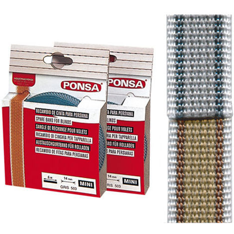 PONSA CINTA PERSIANA Nº7 06MT 22MM BICOLOR BLI