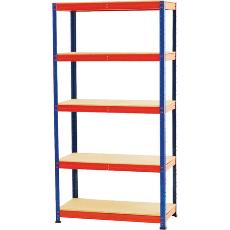 Kit de estanterias sin tornillos 177X90X45 200KG 5 baldas