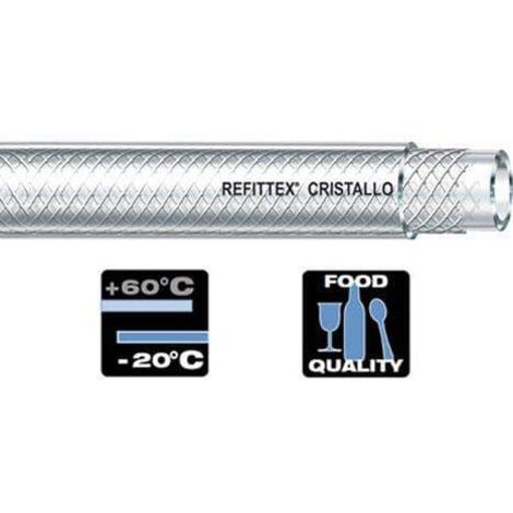 Fitt Manguera Refittex Cristallo 06x12 - 100 metros - 20 Bar (1/4)