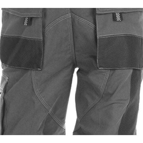 PANTALON FLEX 171 T-M GRIS/NEGRO - 601011