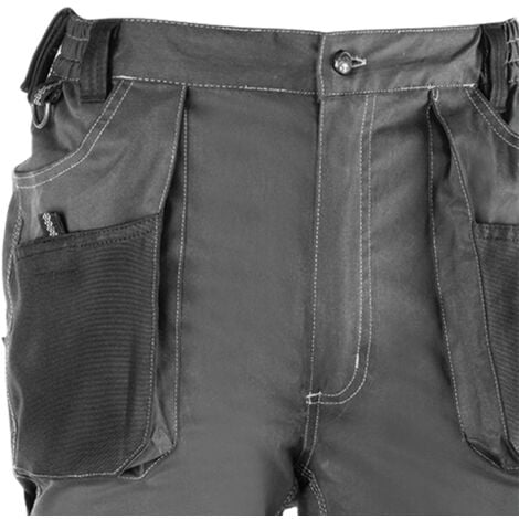 PANTALON FLEX 171 T-M GRIS/NEGRO - 601011