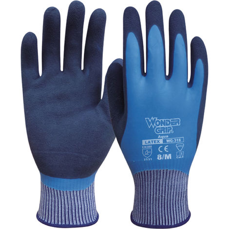 SAFETOP GUANTE WONDERGRIP AQUA LATEX WG318 T-09
