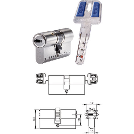 CILINDRO SEG.HS-K HSKMOD3030N 30X30 NM - 706464