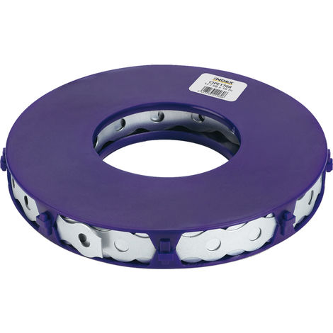 Alambre metálico galvanizado perforado curvado - ATLANTIS C2-M 17 x 0,8 x 10m