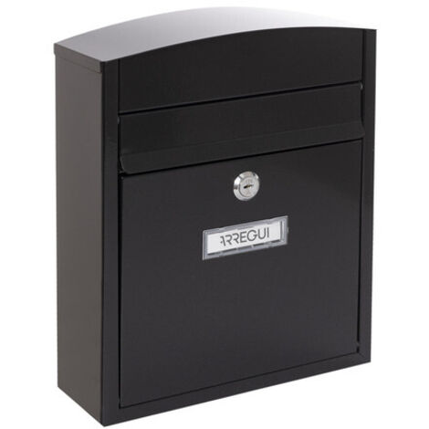 Buzon Metalico Arregui Compact Acero A5 NegroNegro