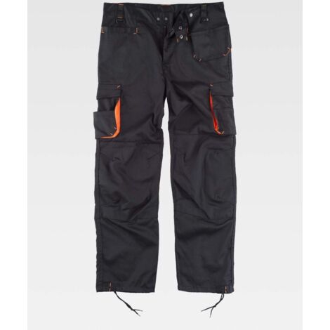 Pantalon Future WF1619 WorkTeam Negro Naranja42Negro Naranja 42 (1/3)