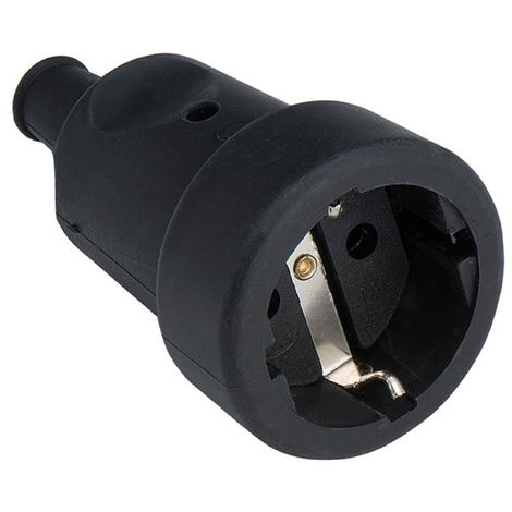 Spina Elettrica Schuko In Gomma FAMATEL - 16A/250V, Uscita Laterale, Bianco - Foto 4