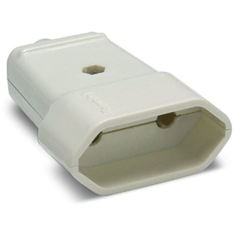 Base enchufe Famatel 2002 S/TT Blanco 10A-250V