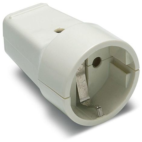 Base enchufe Famatel 2101 TTL Blanco 16A-250V