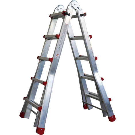 Escalera Telescopica Aluminio M75 4x4 peldaños4x4 peldaños EN 131