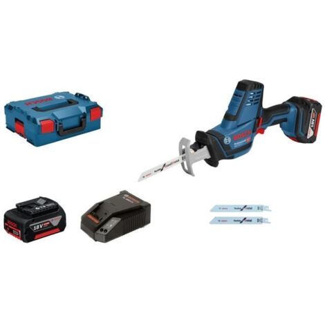 Sierra sable Bosch Construcción GSA 18V-LI C+1 Bat 4Ah+Cargador