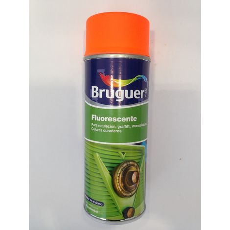 Spray bruguer fluorescente naranja 400 ml