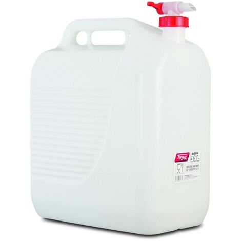 BIDON PLASTICO ALIMENTARIO CON GRIFO 30 L - 604362