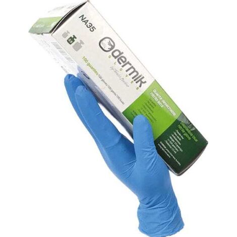 Tomas Bodero Guante nitrilo desechable sin polvo NA35 Caja 100 Unidades Talla XL (1/2)